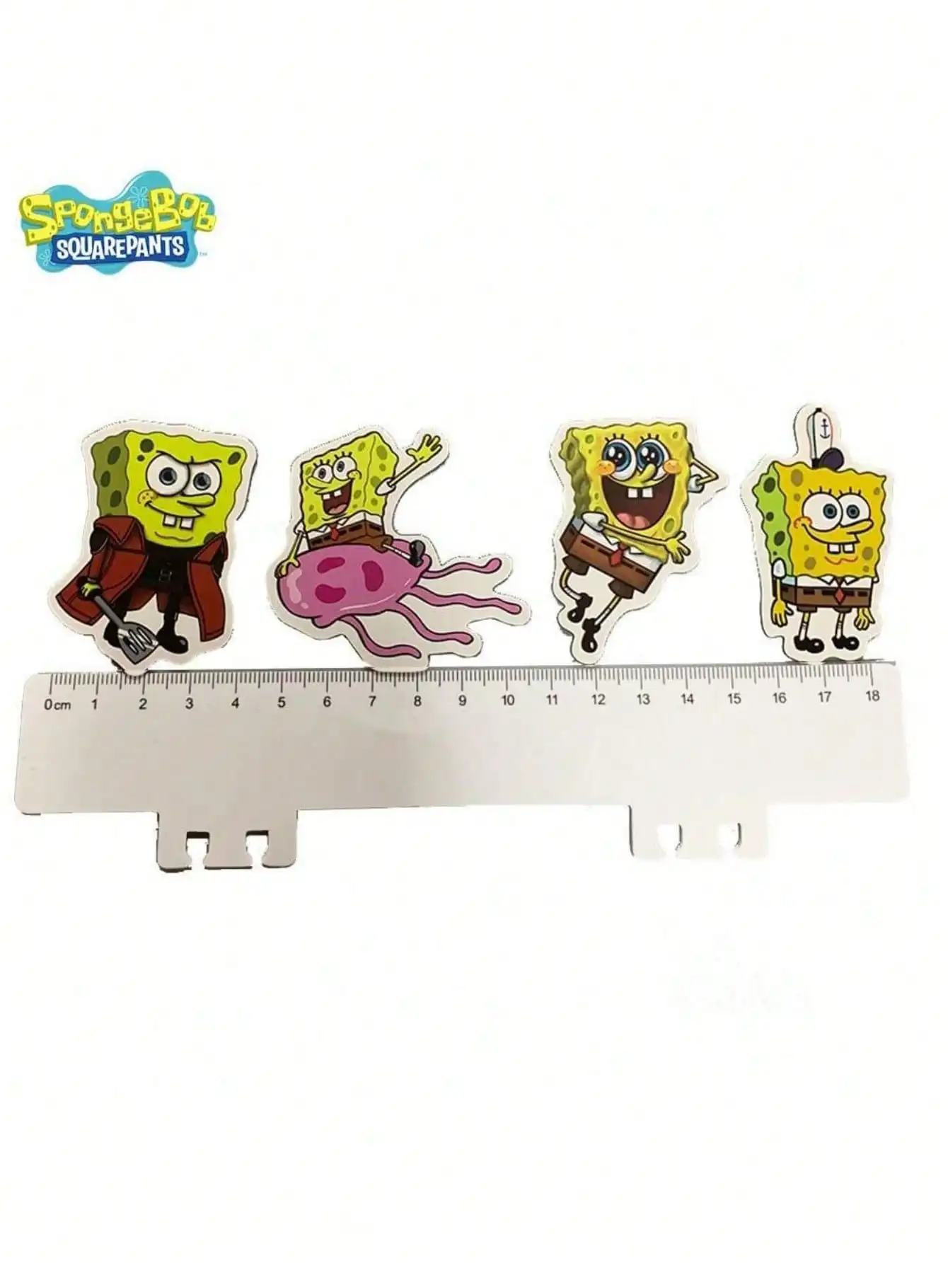 50pcs SpongeBob Officially Licensed Vinyl Stickers High Quality Tentacles Sticker for Water Bottle Waterproof DIY Decals