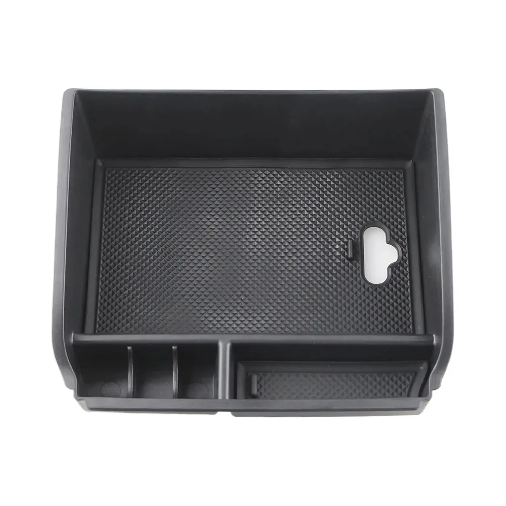 Center Console Organizer For Toyota Hilux Fortuner 2016 - 2024 Car Armrest Storage Box Built-In Non-Slip Mats Tray Pallet Holder