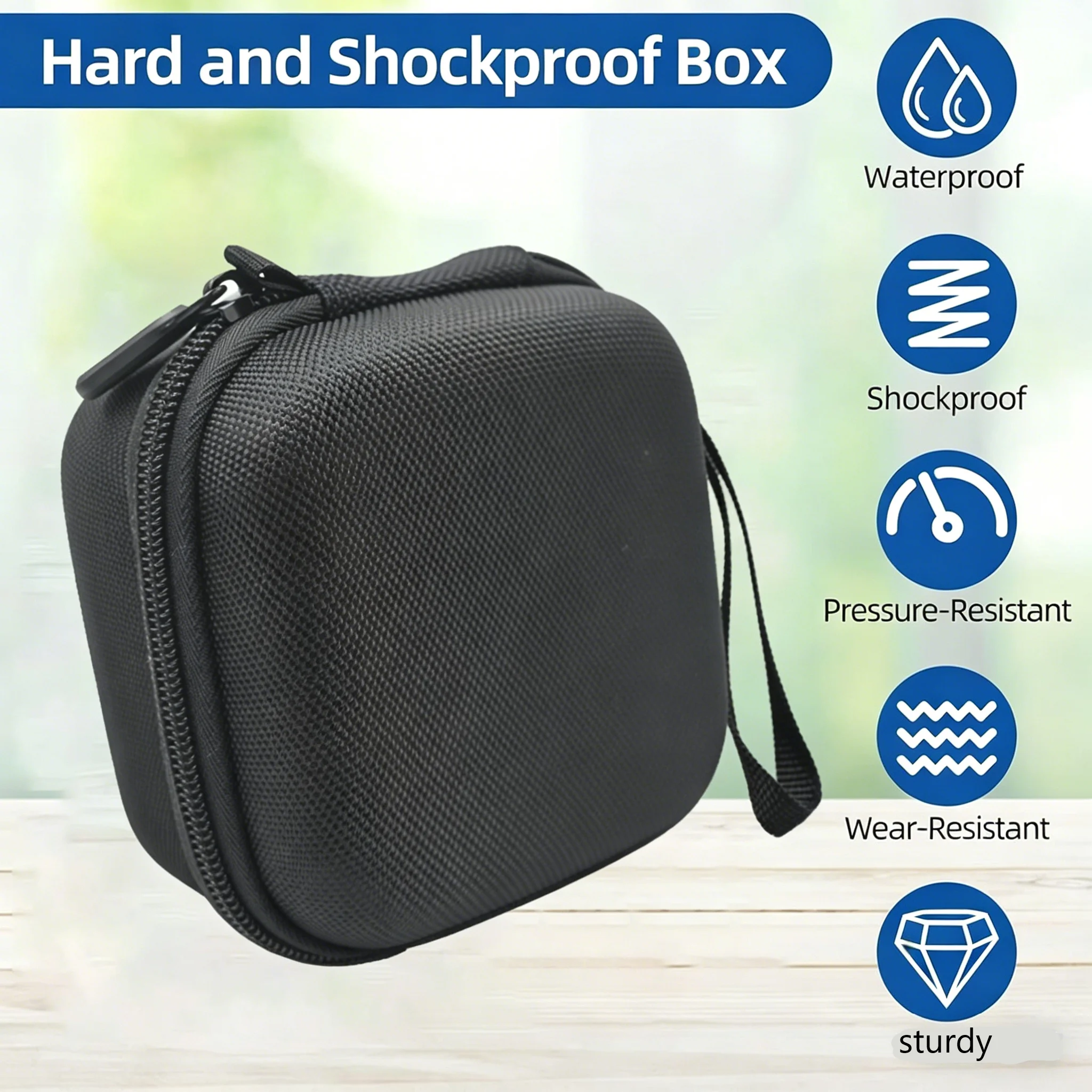 1pc Handheld Peptide Case Insulin Vial Holder 9 Slots for Standard 3/5/10ml Vial, Foam Protective, Sale Case Only