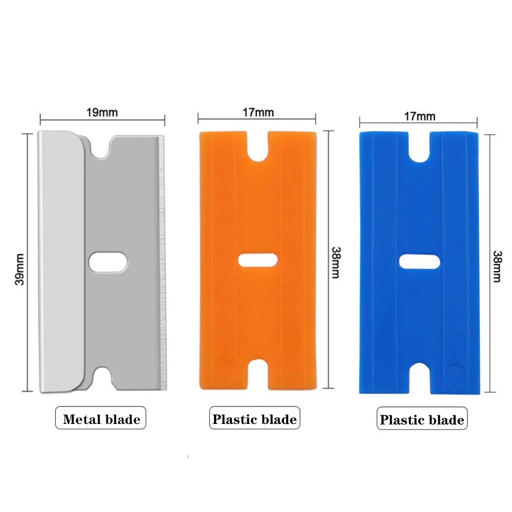 Razor Scraper Car Window Film Glue Cleaner Blade Tint Ceramic Glass Wrap Sticker Remover Kitchen Home Squeegee Tool