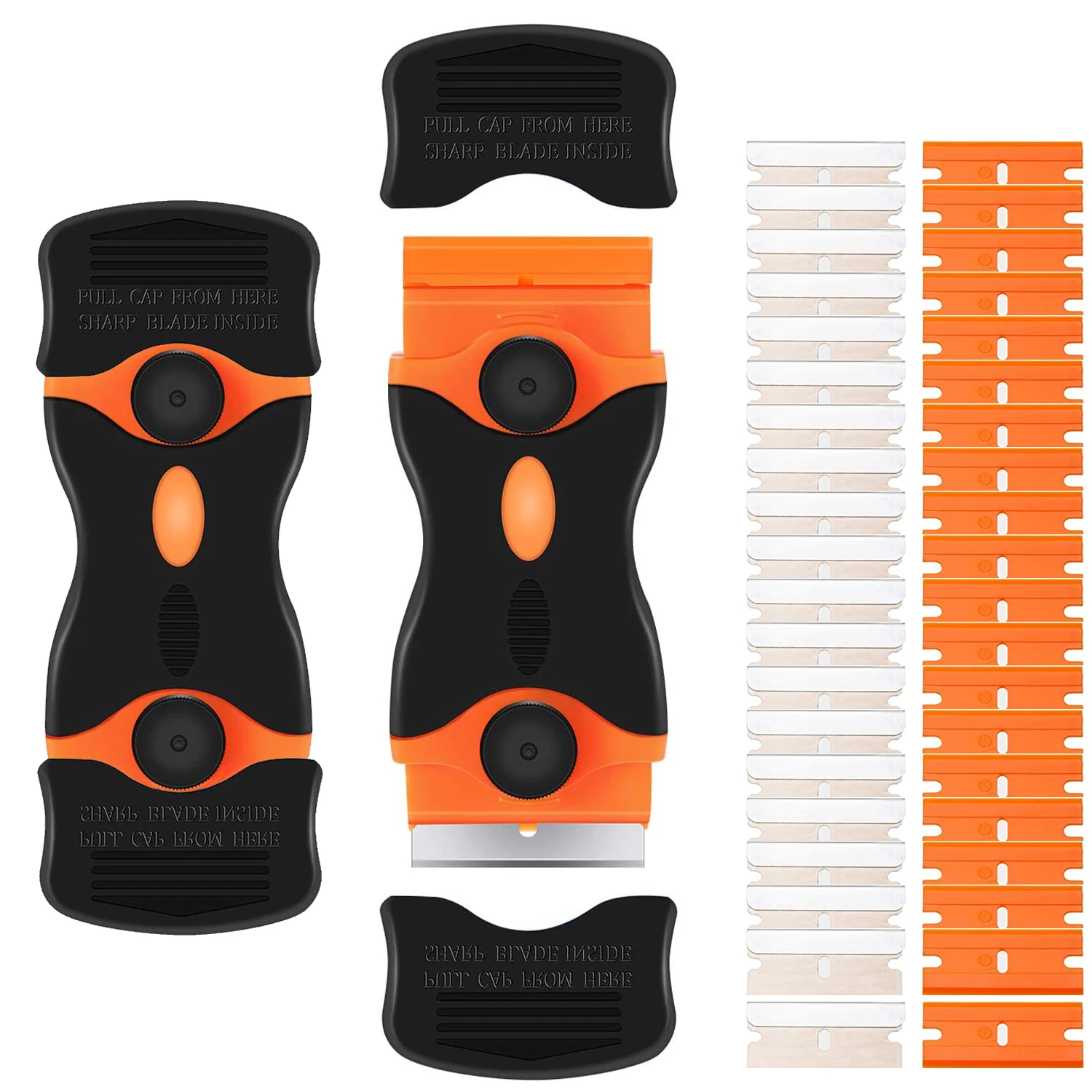 Razor Scraper Car Window Film Glue Cleaner Blade Tint Ceramic Glass Wrap Sticker Remover Kitchen Home Squeegee Tool