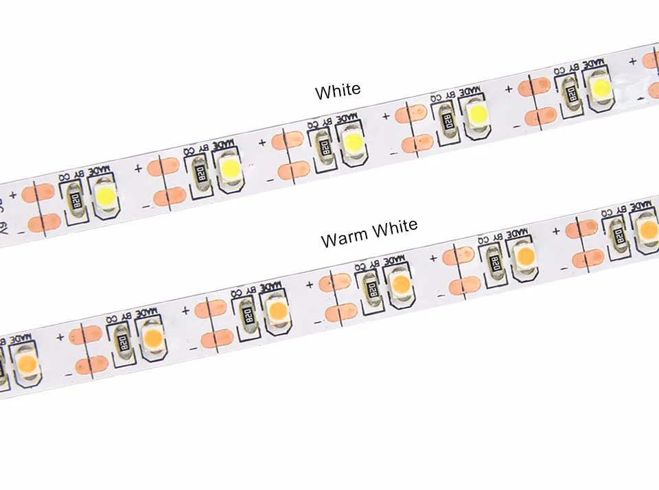 DC 5V 12V 24V Led Strip Light Diode Tape PC TV SMD 2835 1M - 5M 60/120/240 Leds/m 5 12 24 V LED Strip Decoration Light For Rooms