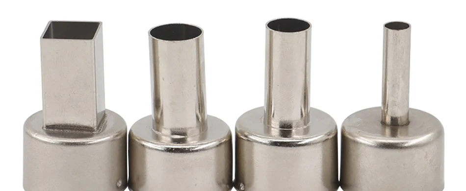 9pcs/lot 22mm Universal Nozzle Soldering station Hot Air Stations Gun Nozzles for 858D/858D+/8586/8858 Welding Nozzles