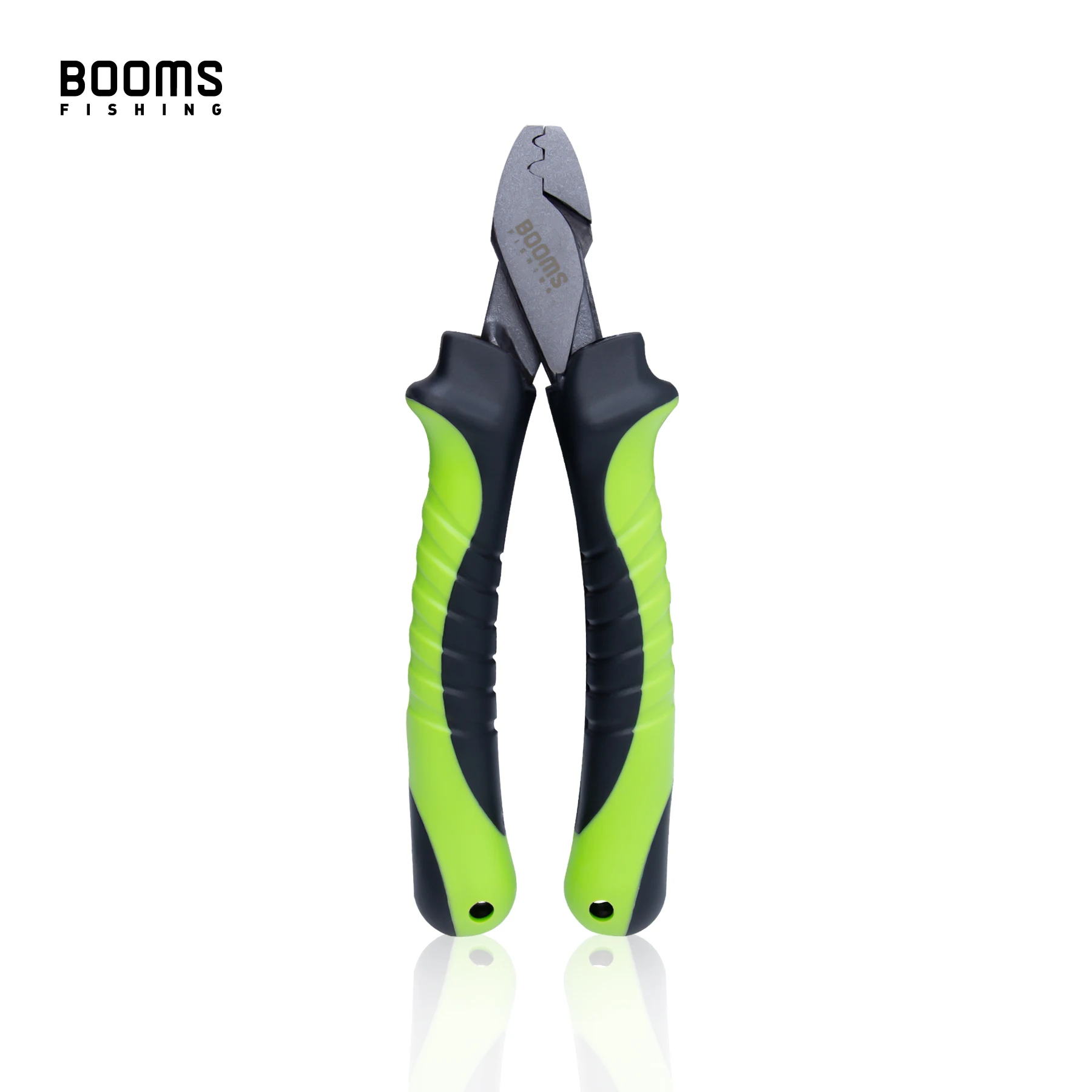 Booms Fishing CP2 Fishing Crimping Pliers with 300Pcs/set for Single & Double 6 Size Fishing Line Barrel Crimping Sleeves Tools