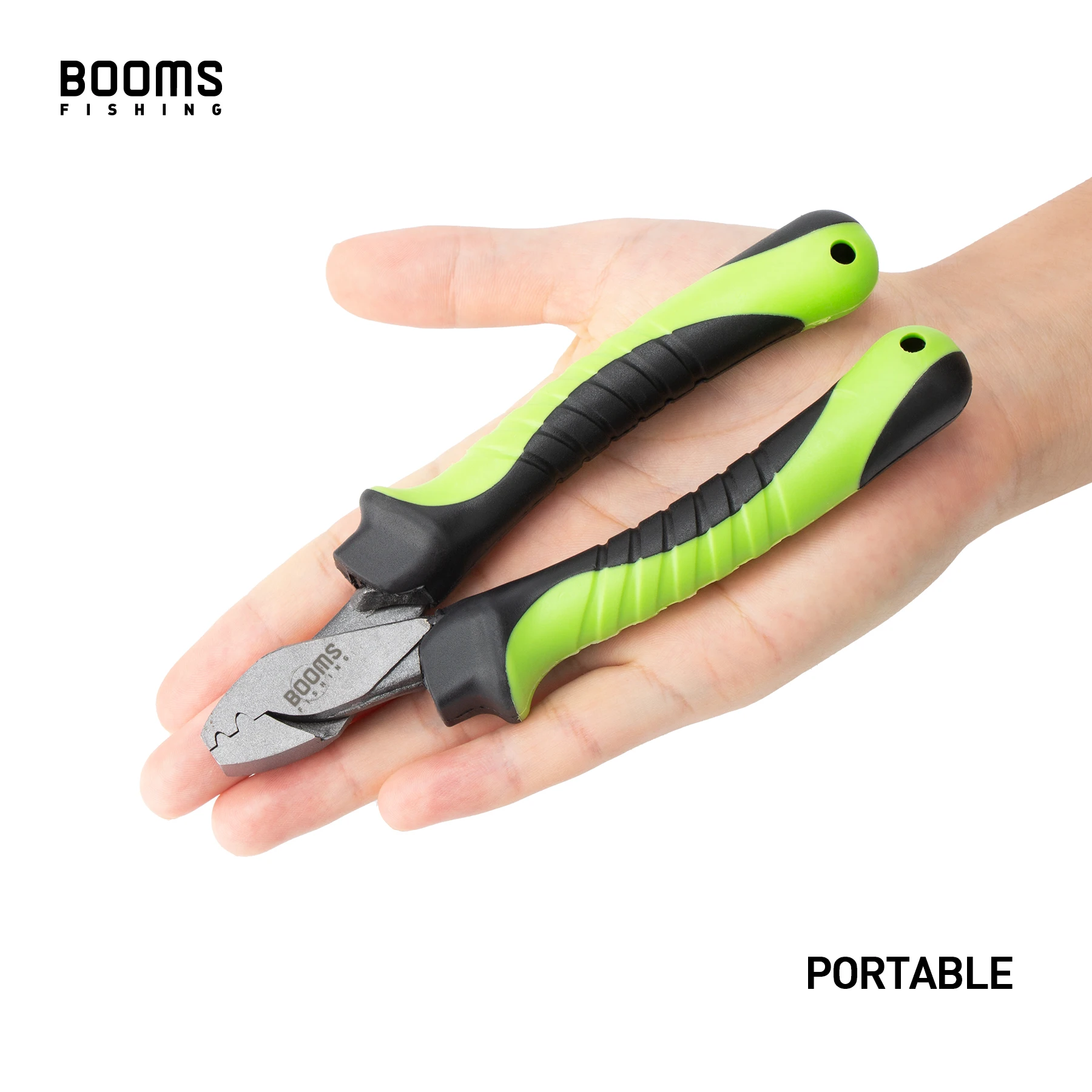 Booms Fishing CP2 Fishing Crimping Pliers with 300Pcs/set for Single & Double 6 Size Fishing Line Barrel Crimping Sleeves Tools
