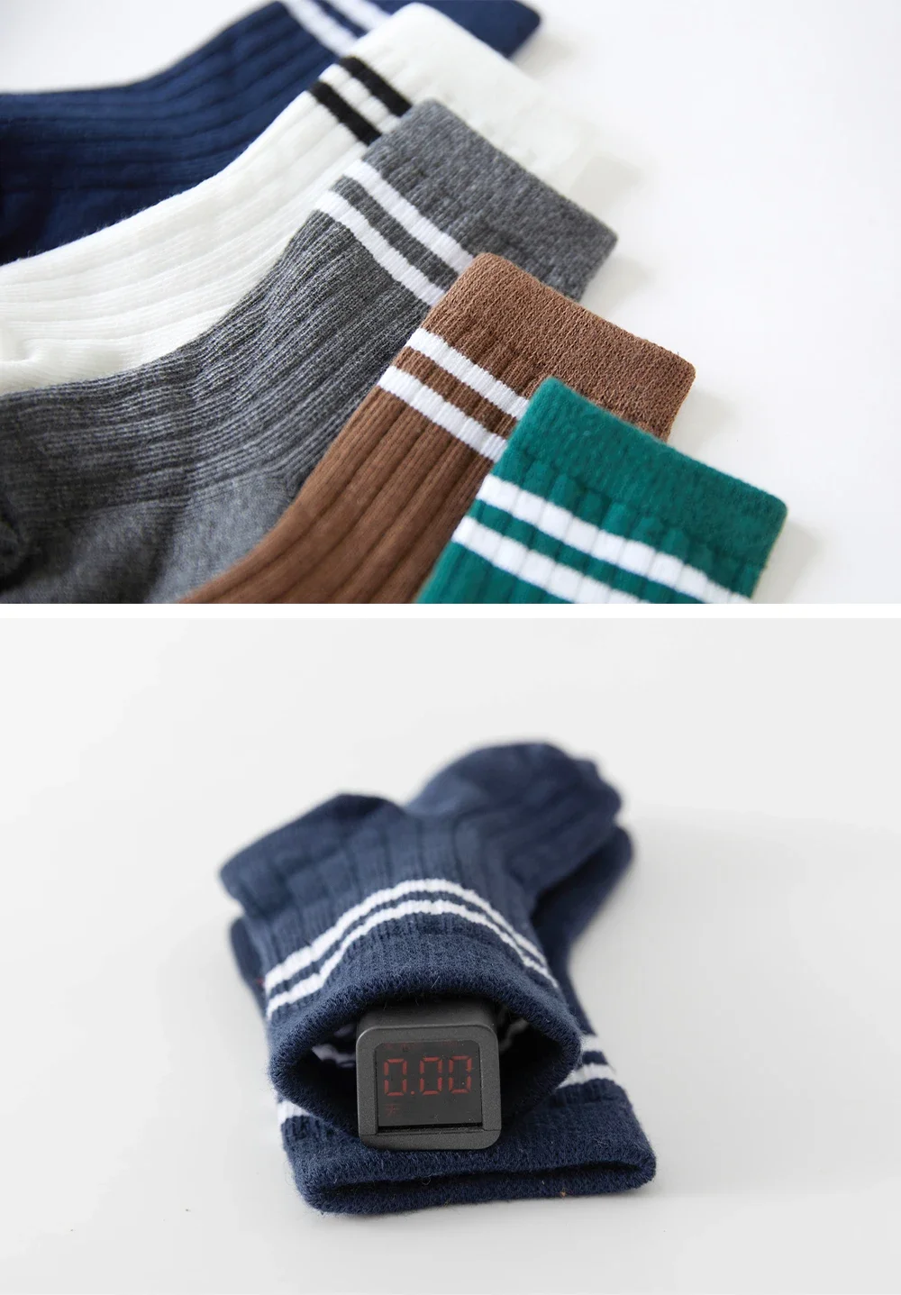 3pairs/lot Infant Boys Striped Socks Cotton Ribbed Stretch Mouthed Babies Boys Short Socks Newborn Toddler Boys Sporty Sock Pack