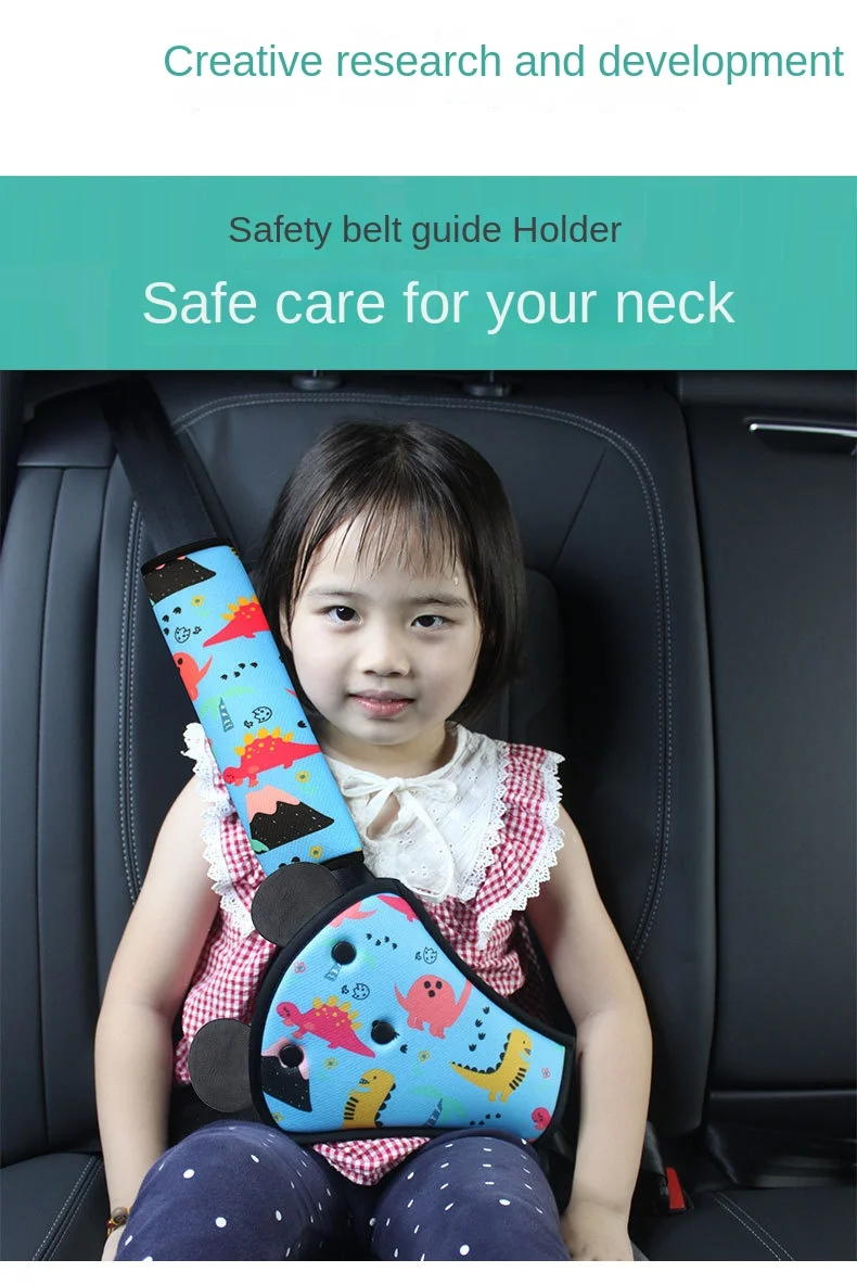 Car Seat Belt Cover Pads For Kids Interior Car Seat Belt Kit Anti Neck Limiter For Child Safety Belt Protector Cover Comfortable