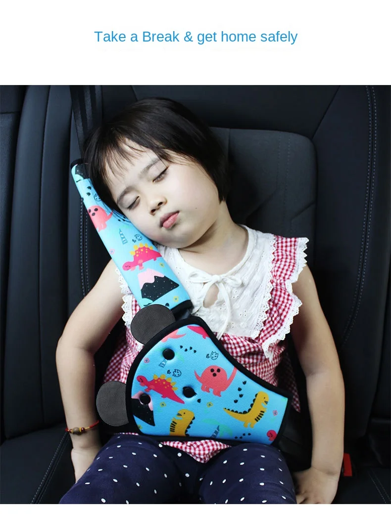 Car Seat Belt Cover Pads For Kids Interior Car Seat Belt Kit Anti Neck Limiter For Child Safety Belt Protector Cover Comfortable