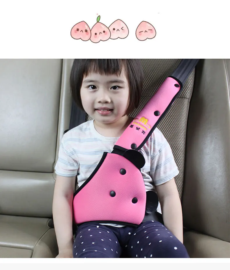 Car Seat Belt Cover Pads For Kids Interior Car Seat Belt Kit Anti Neck Limiter For Child Safety Belt Protector Cover Comfortable