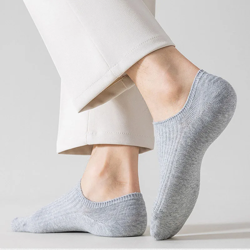 5Pair / Lot Men's Socks Invisible Cotton Sock Breathable Mesh Comfortable Summer Thin Sports Men Sock Casual Fashion Soft Sox