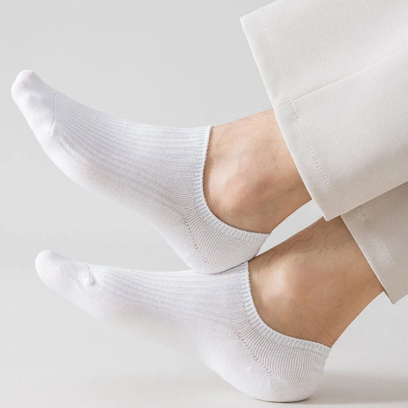 5Pair / Lot Men's Socks Invisible Cotton Sock Breathable Mesh Comfortable Summer Thin Sports Men Sock Casual Fashion Soft Sox