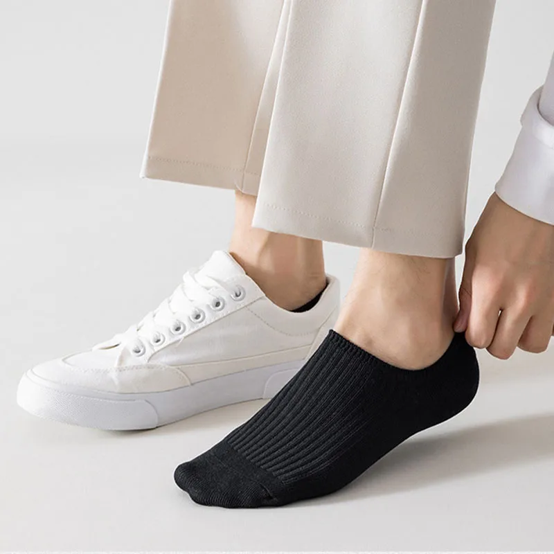 5Pair / Lot Men's Socks Invisible Cotton Sock Breathable Mesh Comfortable Summer Thin Sports Men Sock Casual Fashion Soft Sox