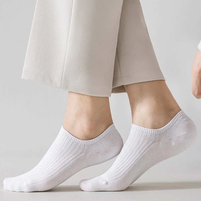 5Pair / Lot Men's Socks Invisible Cotton Sock Breathable Mesh Comfortable Summer Thin Sports Men Sock Casual Fashion Soft Sox