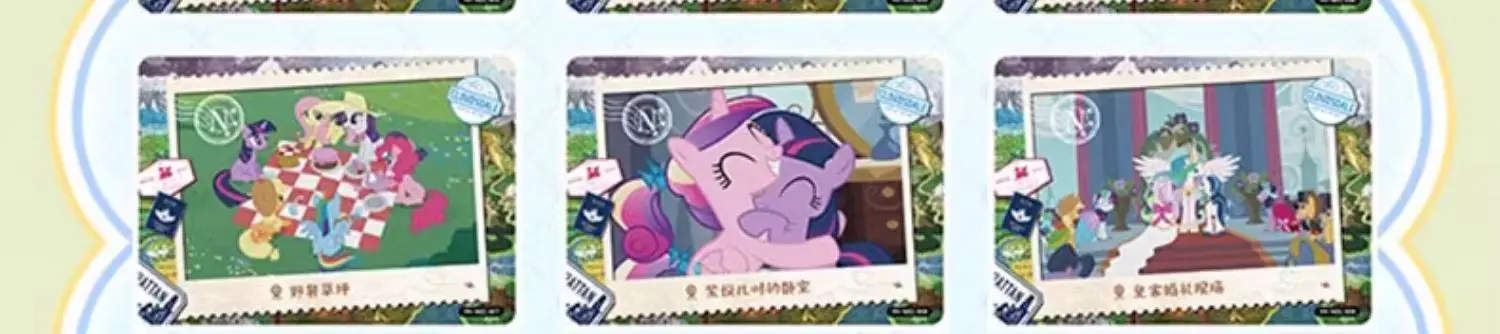 My Little Pony Cards Rare Collector's Edition Card My Little Pony Trading card game Box Collection Card Children Toys Gifts