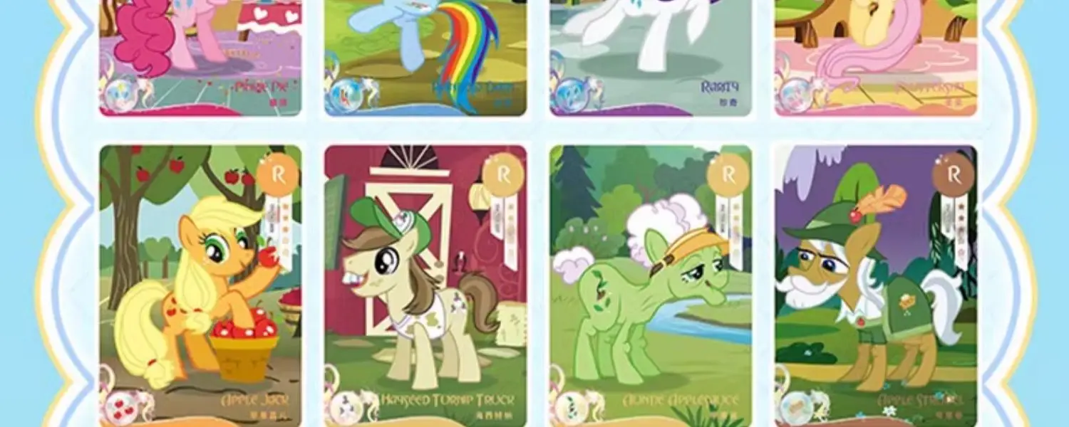My Little Pony Cards Rare Collector's Edition Card My Little Pony Trading card game Box Collection Card Children Toys Gifts