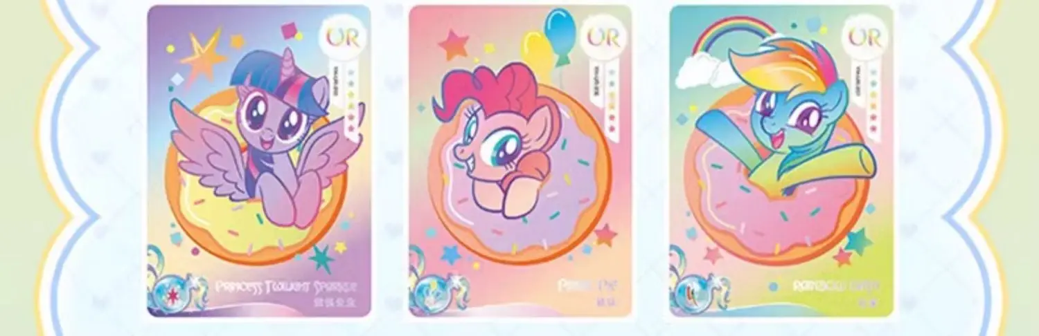 My Little Pony Cards Rare Collector's Edition Card My Little Pony Trading card game Box Collection Card Children Toys Gifts