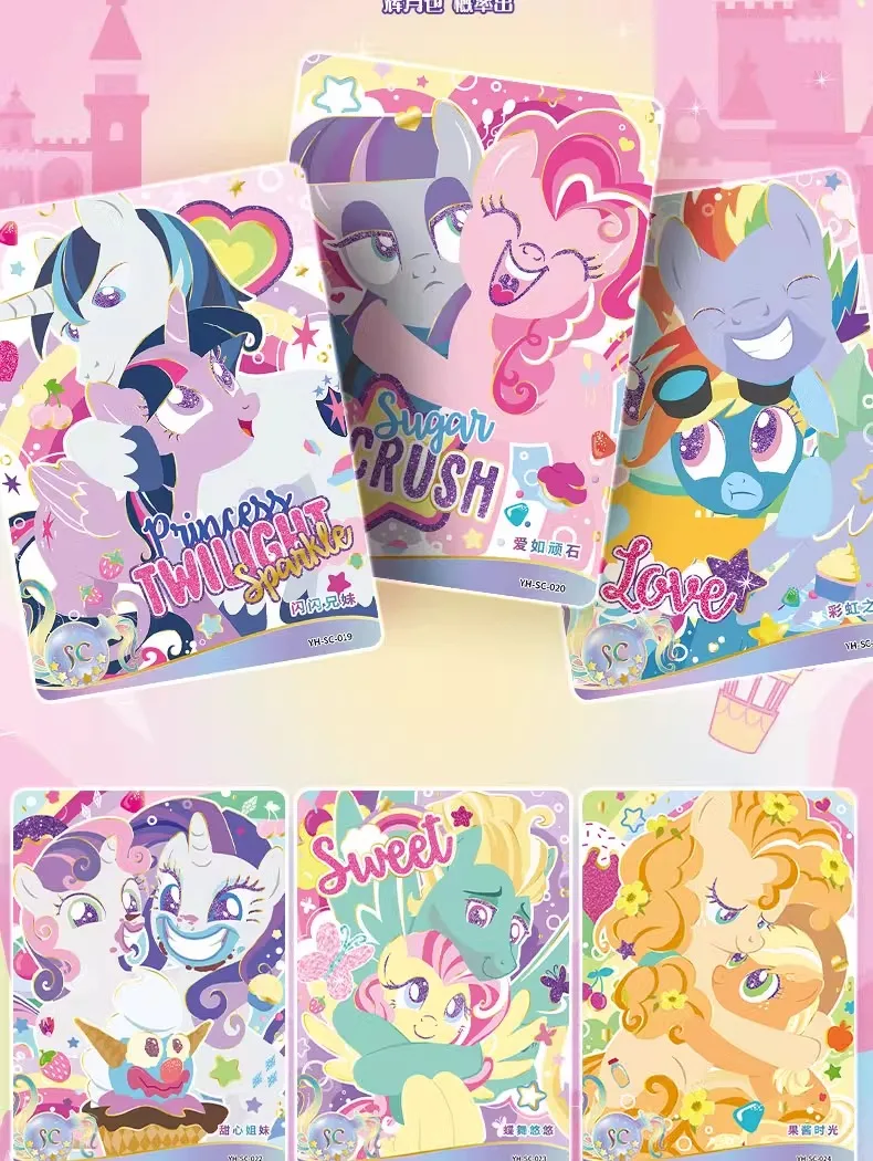 My Little Pony Cards Rare Collector's Edition Card My Little Pony Trading card game Box Collection Card Children Toys Gifts