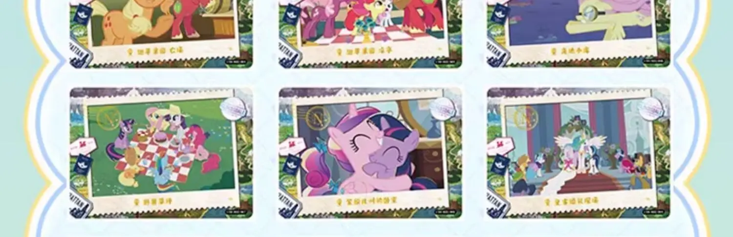 My Little Pony Cards Rare Collector's Edition Card My Little Pony Trading card game Box Collection Card Children Toys Gifts