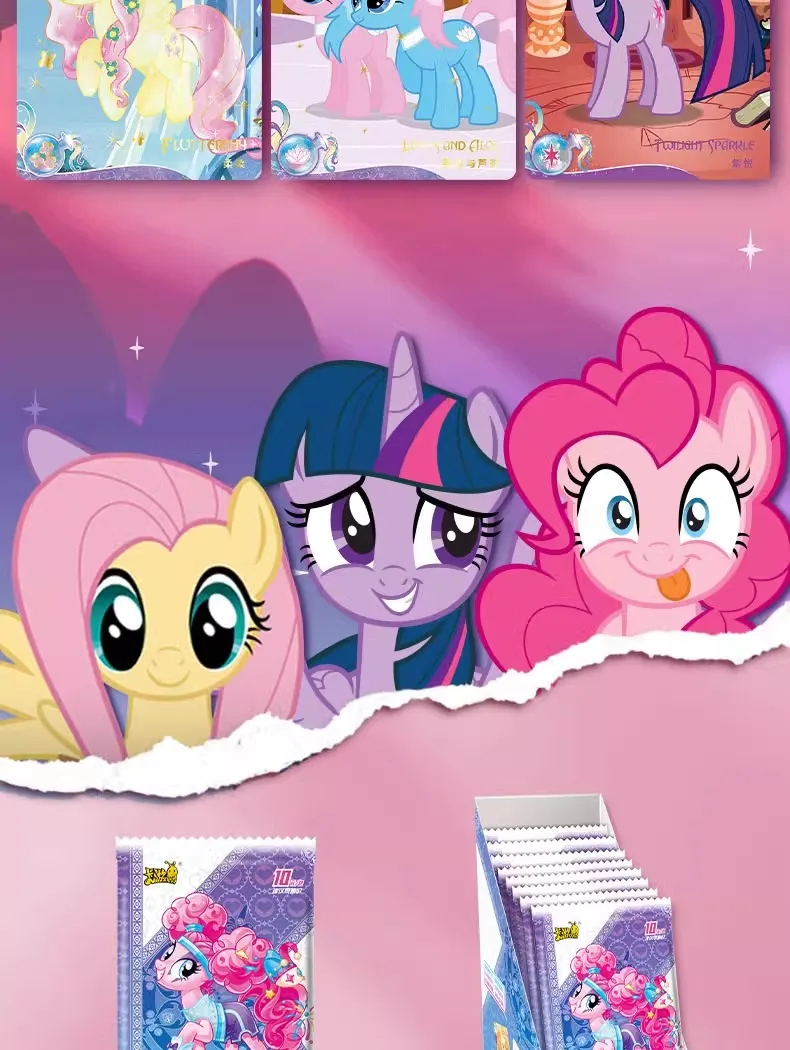 My Little Pony Cards Rare Collector's Edition Card My Little Pony Trading card game Box Collection Card Children Toys Gifts