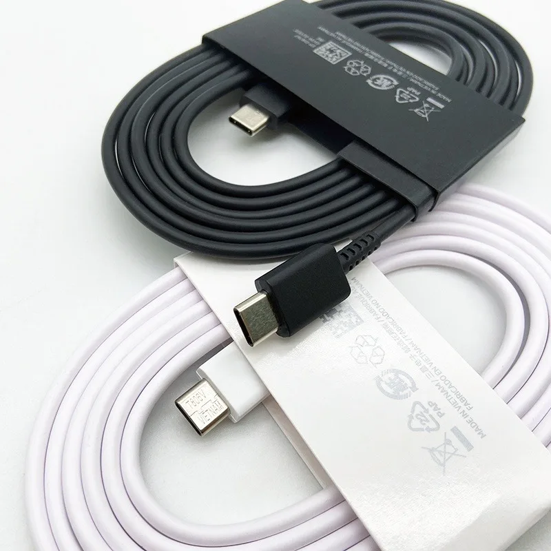 Samsung Type C Cable 1.8M 3A Super Fast Charging Data Line For Galaxy S23 S20 S21 S22 Plus Ultra