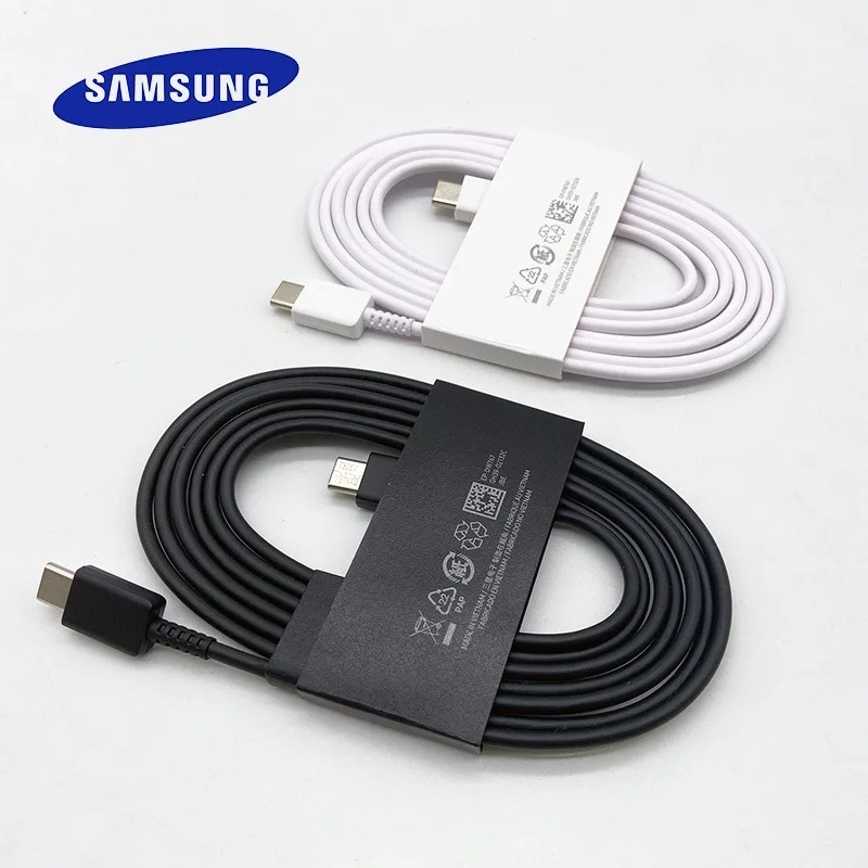 Samsung Type C Cable 1.8M 3A Super Fast Charging Data Line For Galaxy S23 S20 S21 S22 Plus Ultra