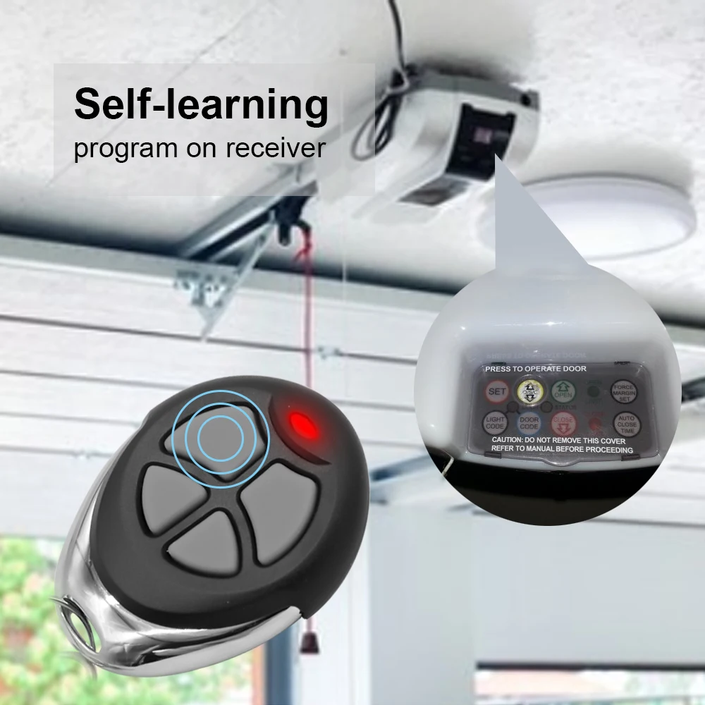 ATA PTX-4 Securacode Garage/Gate Door Replacement Remote Control Transmitter For ATA PTX4 433.92 MHz
