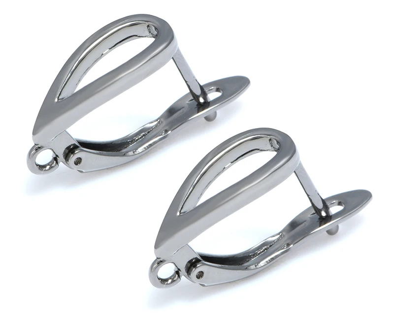 Classic Hoop Earrings Accessories for Jewelry Making Sliver Gold Zircon Copper Earring Hooks Jewellery Making Supplies