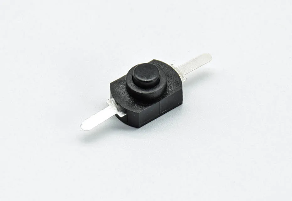 10pcs 1A 30V DC 2A 250V White/Black Latching On Off Mini Torch Push Button Switch Hot sale