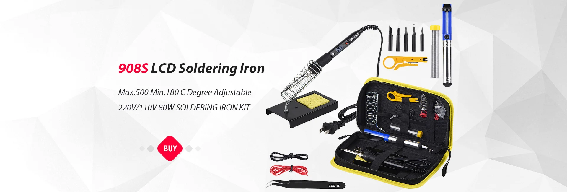 2 in 1 750W Soldering Station LCD Digital display welding rework station for cell-phone BGA SMD PCB IC Repair solder tools 8898