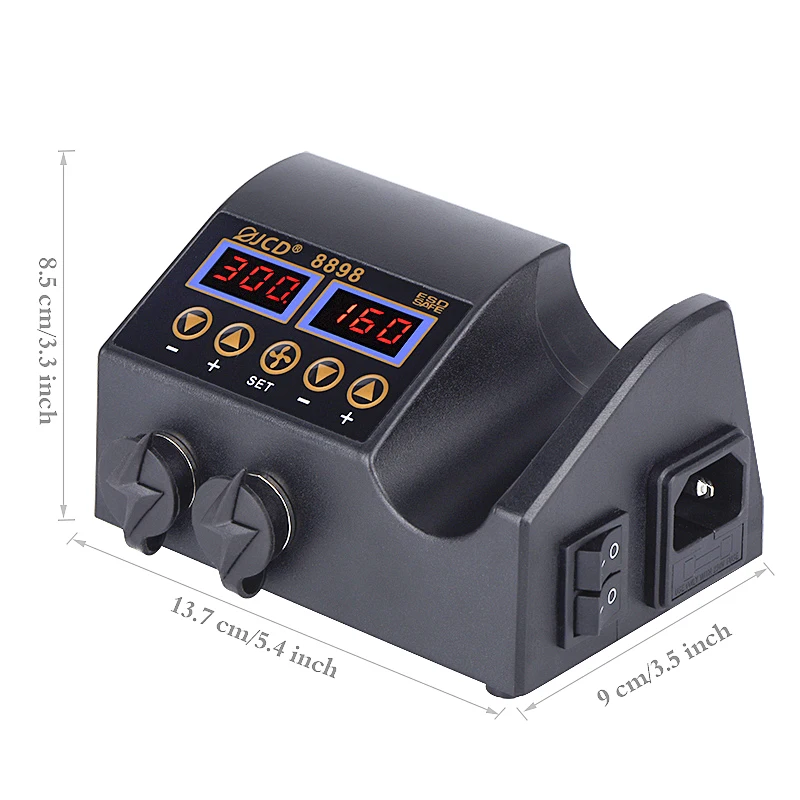 2 in 1 750W Soldering Station LCD Digital display welding rework station for cell-phone BGA SMD PCB IC Repair solder tools 8898