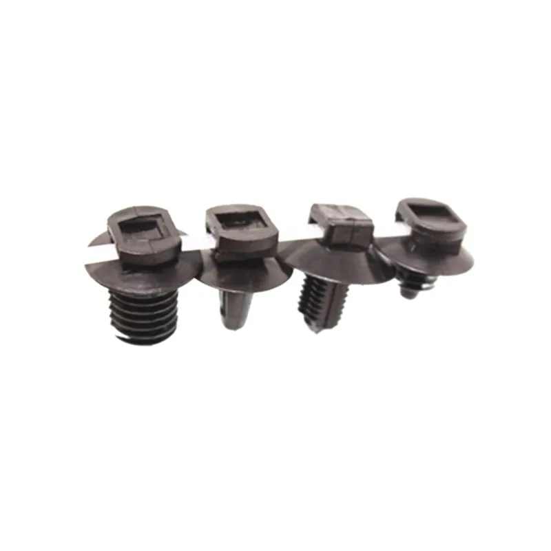 18PCS Auto Girder Frame Body Harness Electric Circuit Oil Water Pipe Barbed Cable Tie Fixed Base Plastic Fastener Clip Rivet