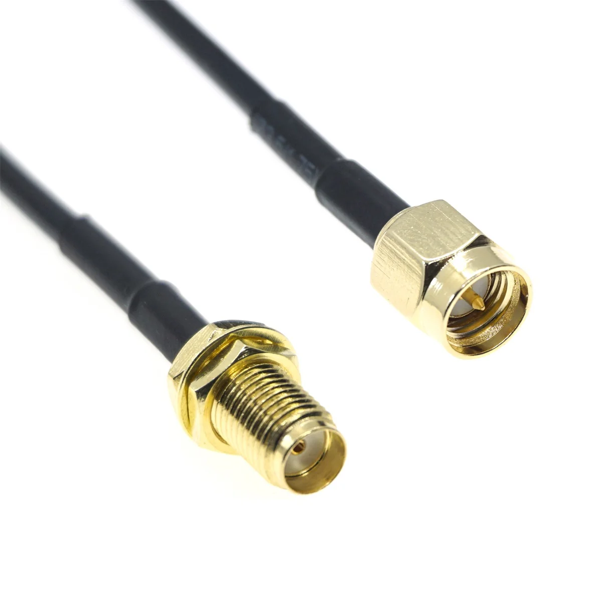 RG316 RG174 SMA Male To SMA Male Female RP-SMA Connector Plug RPSMA Nut Bulkhead Extension RF Coaxial Coax Jumper Pigtail Cable