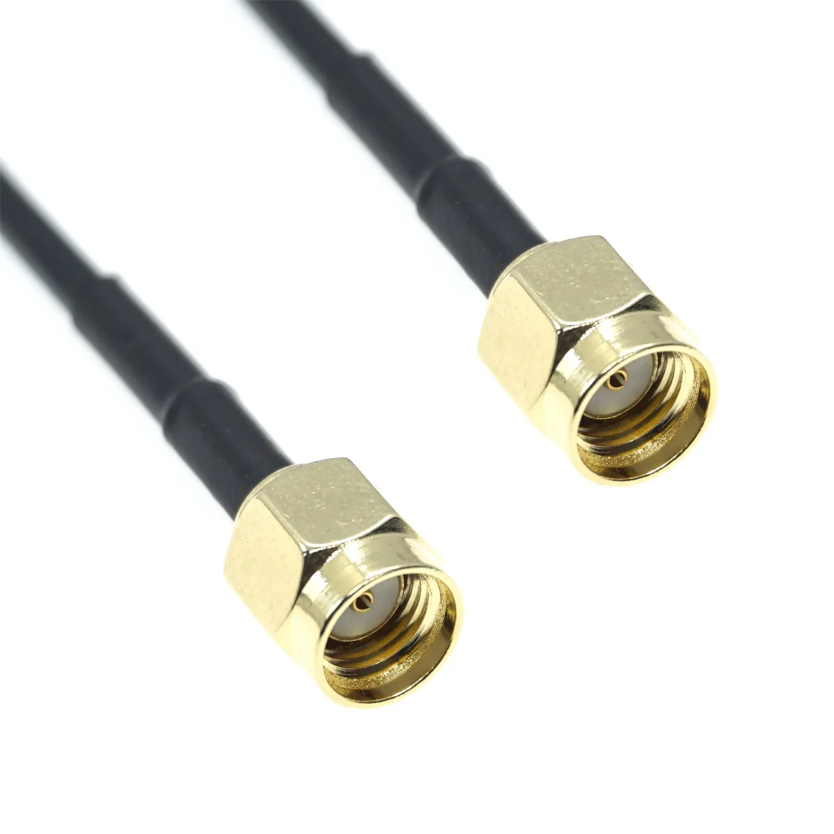 RG316 RG174 SMA Male To SMA Male Female RP-SMA Connector Plug RPSMA Nut Bulkhead Extension RF Coaxial Coax Jumper Pigtail Cable