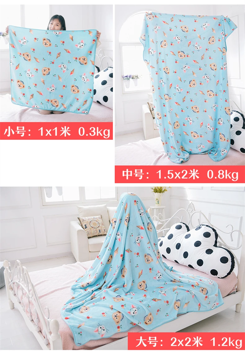 7 Styles Kawaii Anime Flannel Blanket Japan Bedroom Sofa Comfortable Warm Flannel Blanket Bedspread on the Bed Cover Blanket