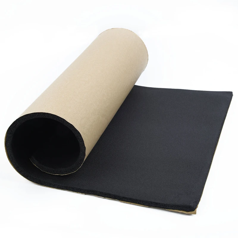 100*50cm 3/5/10/20mm Car Sound Deadener Mat Noise Proof Bonnet Insulation Deadening Engine Firewall Heat Foam Cotton Sticker