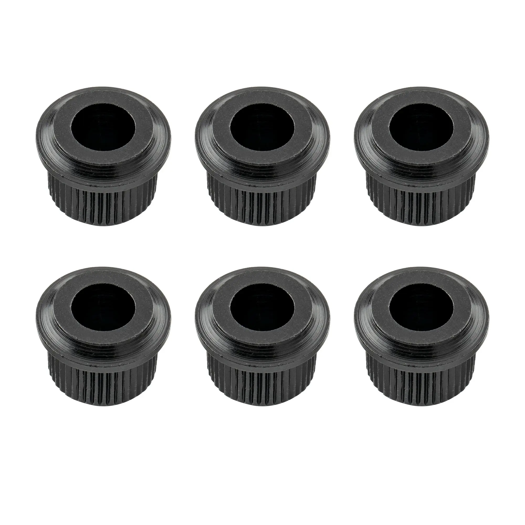 Musiclily Pro Steel Vintage/Modern 6mm to 10mm Guitar Tuner Conversion Bushings Tuning Pegs Adapter Ferrules (Set of 6)