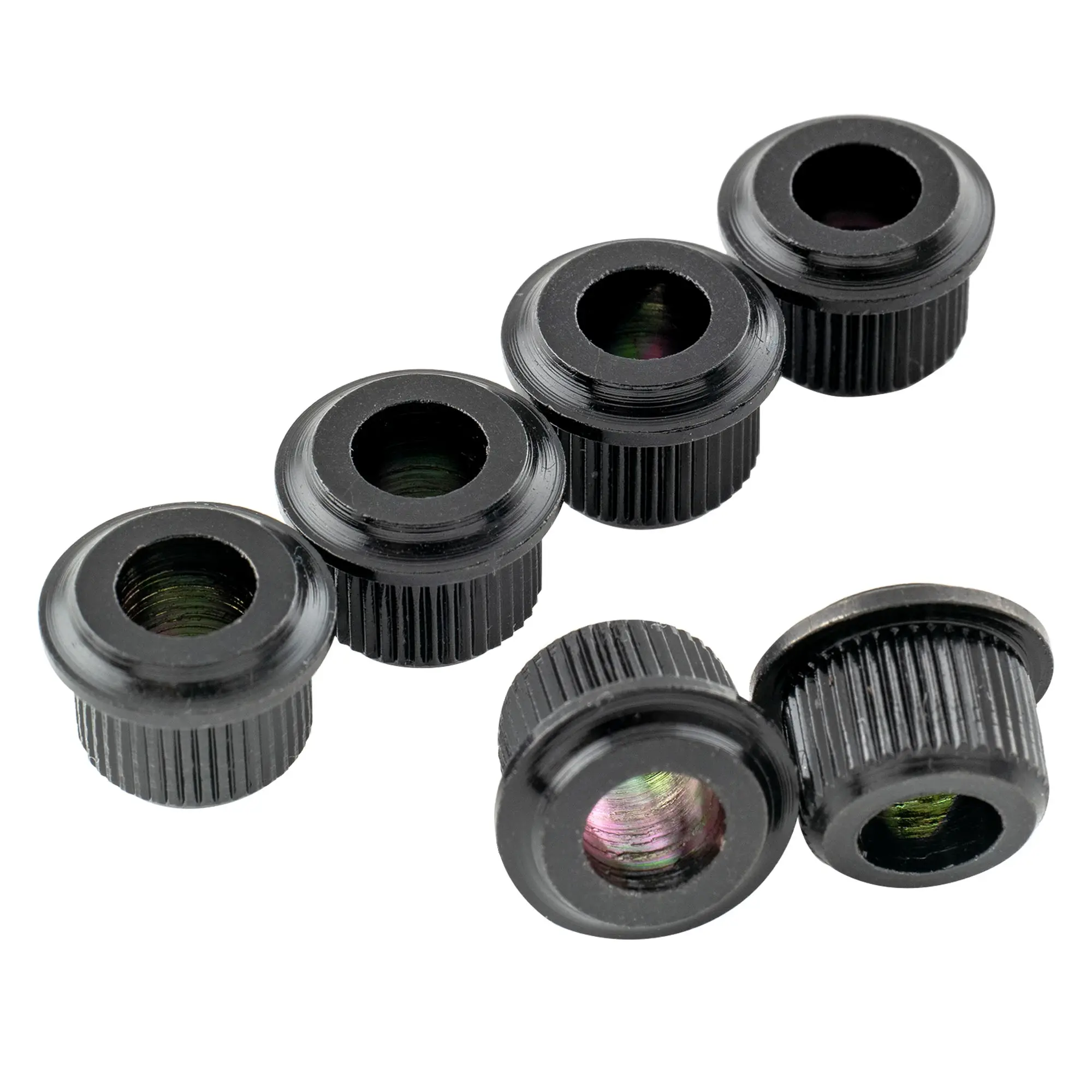 Musiclily Pro Steel Vintage/Modern 6mm to 10mm Guitar Tuner Conversion Bushings Tuning Pegs Adapter Ferrules (Set of 6)