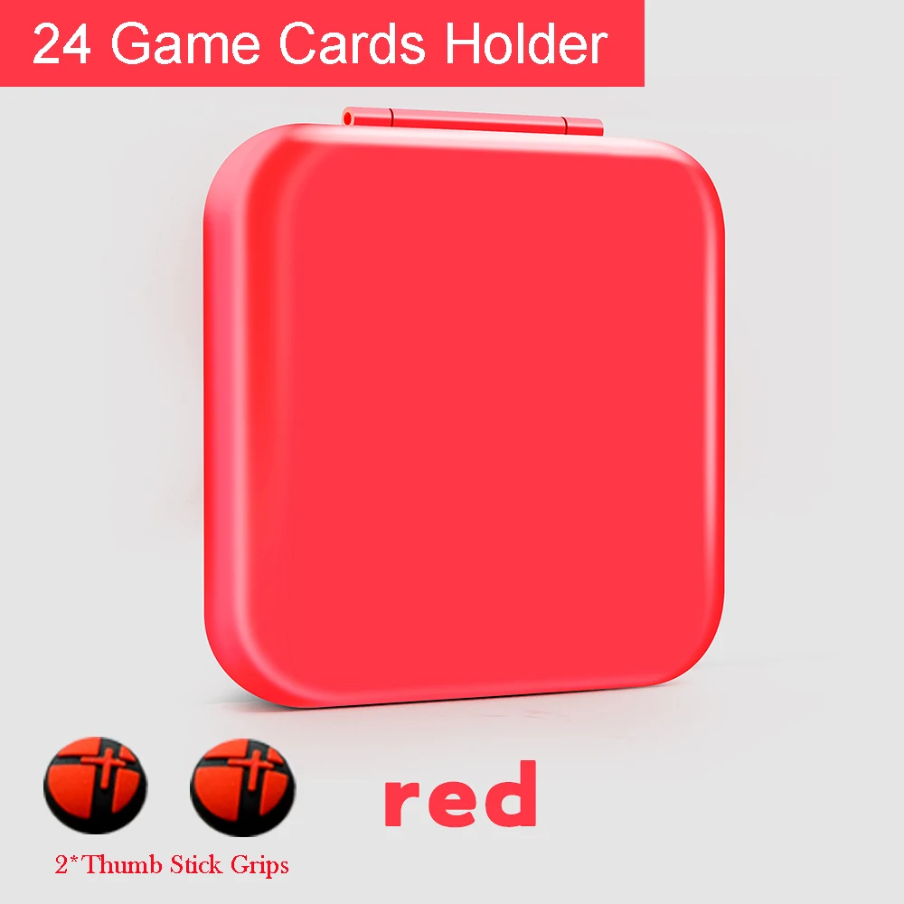 Nintend Switch Game Card Storage Box Colorful Hard Shell Case With 24 Cartridge Slots For Nintendo Switch Lite Accessories