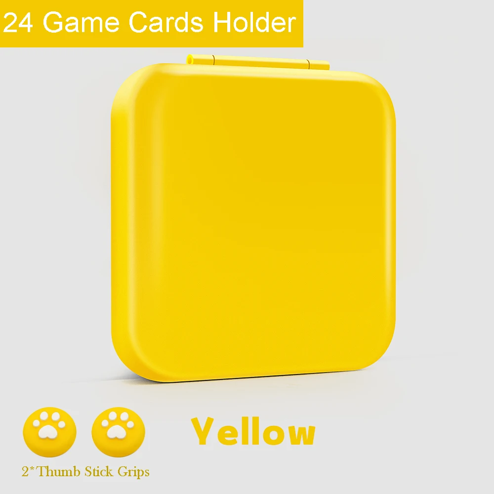 Nintend Switch Game Card Storage Box Colorful Hard Shell Case With 24 Cartridge Slots For Nintendo Switch Lite Accessories