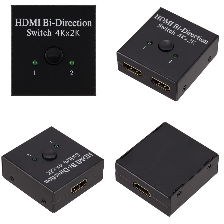 4K 2K 3x1 HDMI Cable Splitter HD 1080P Video Switcher Adapter 3 Input 1 Output Port HDMI Hub for Xbox PS4 DVD HDTV PC Laptop TV