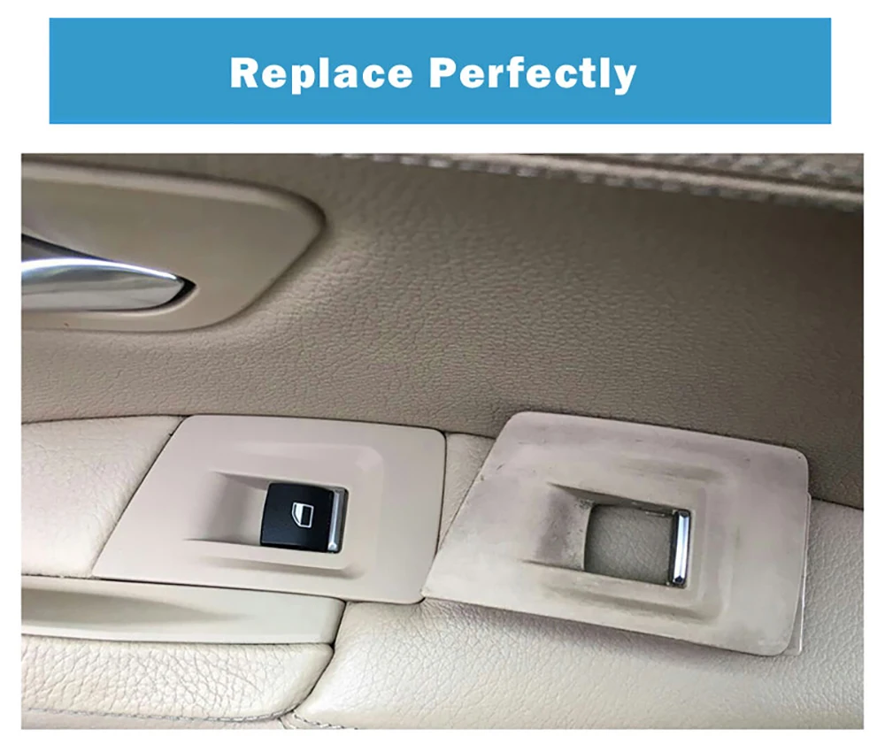 LHD Interior Plastic Door Armrest Window Switch Panel Pull Handle 7pcs Set For BMW 5 Series F10 F11 F18 520i 523i 525i 528i 535i