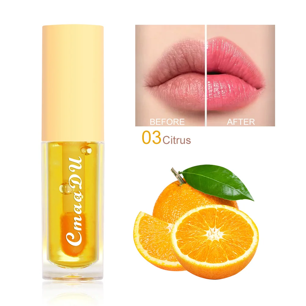 6 Color-Changing Lip Gloss Fruity Scent Moisturizing and Long-Lasting Smooth Hydrating Temperature-Activated Lip tint