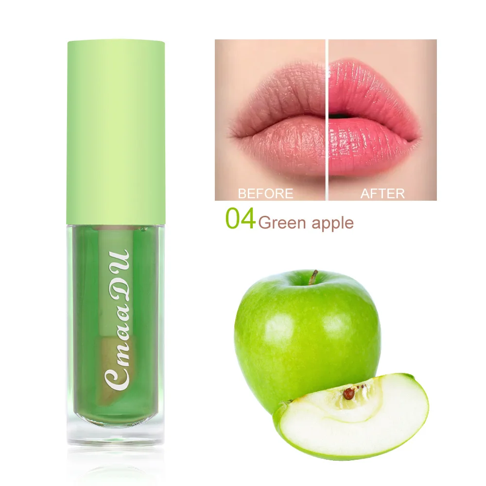 6 Color-Changing Lip Gloss Fruity Scent Moisturizing and Long-Lasting Smooth Hydrating Temperature-Activated Lip tint