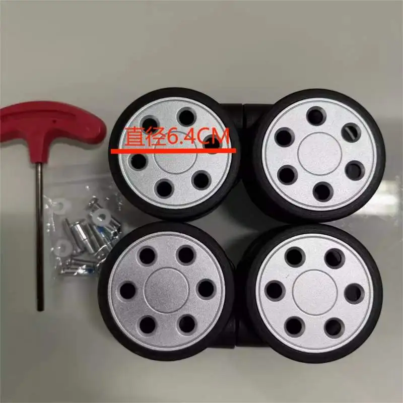 1pc Suitcase Wheel for Rimowa Luggage Load-bearing Wheels Special Trolley Case Silent Casters Luggage Accessories
