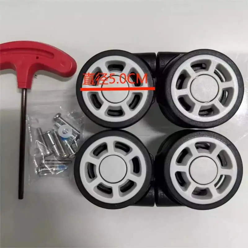 1pc Suitcase Wheel for Rimowa Luggage Load-bearing Wheels Special Trolley Case Silent Casters Luggage Accessories