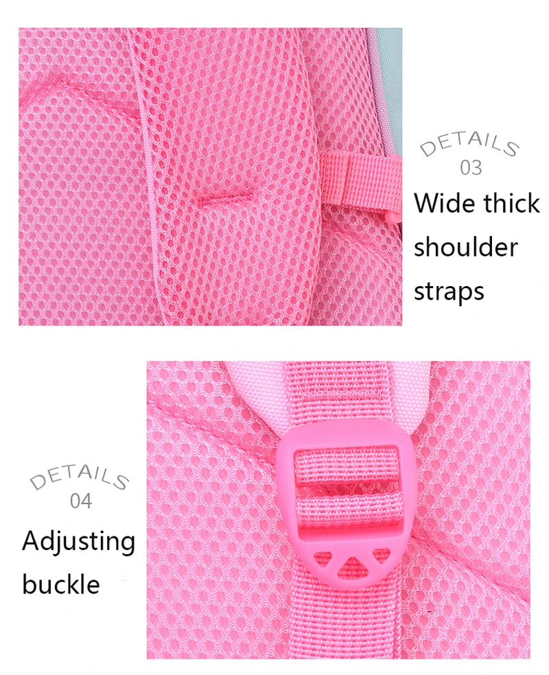 Children Girl Backpack With Large Capacity Waterproof Unicorn Print Teen School Bag for 2-16 Year Olds Cute Kawaii Kid Backpack