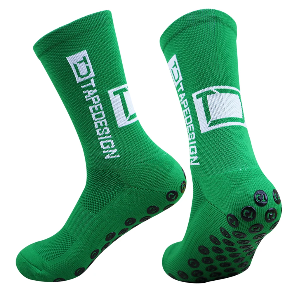 1/5 Pairs Non Slip Soccer Socks Men Non Skid Grip Football Basketball Sport Cycling Socks