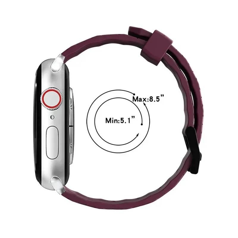 Watch Case+Strap for Apple Watch ULTRA 2 3 49mm 45mm 44mm 41mm 40mm Football Pattern Correa Bracelet iWatch 4/5/6/SE/7/8/9 Cases