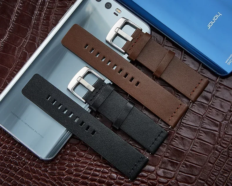 20mm 22mm Watch band Quick release Leather Strap for Samsung Galaxy Watch 3 Active2 40 44mm huawei watch gt 2 WatchBand 24 18mm