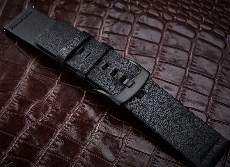20mm 22mm Watch band Quick release Leather Strap for Samsung Galaxy Watch 3 Active2 40 44mm huawei watch gt 2 WatchBand 24 18mm